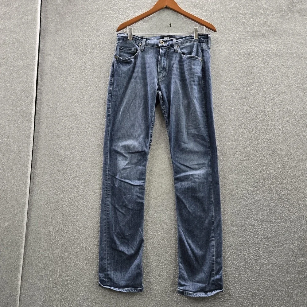 PAIGE Men Jeans‎ 31 Blue Denim Federal Straight 32